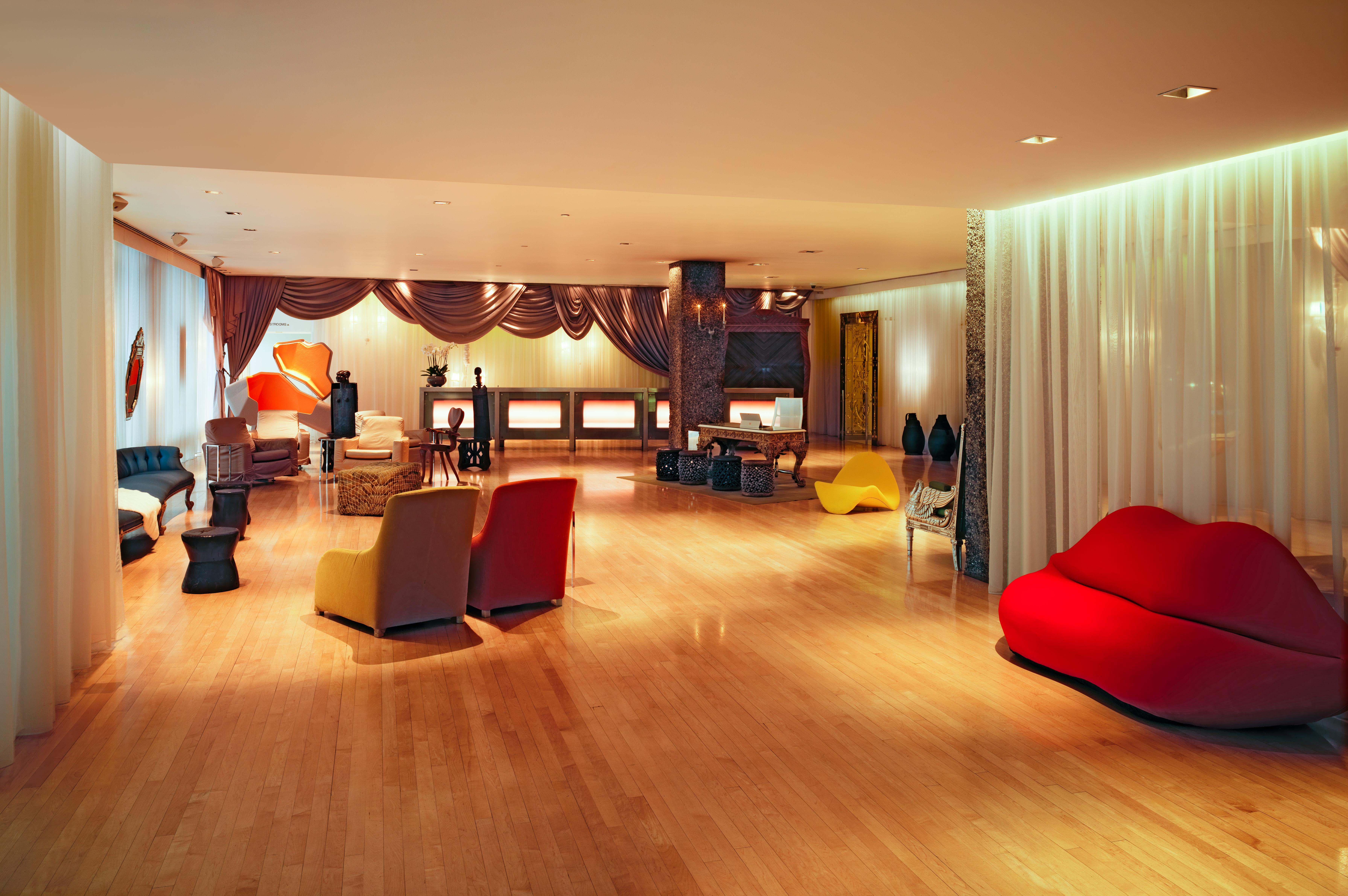 Sanderson Londra Exterior foto The interior of the lounge