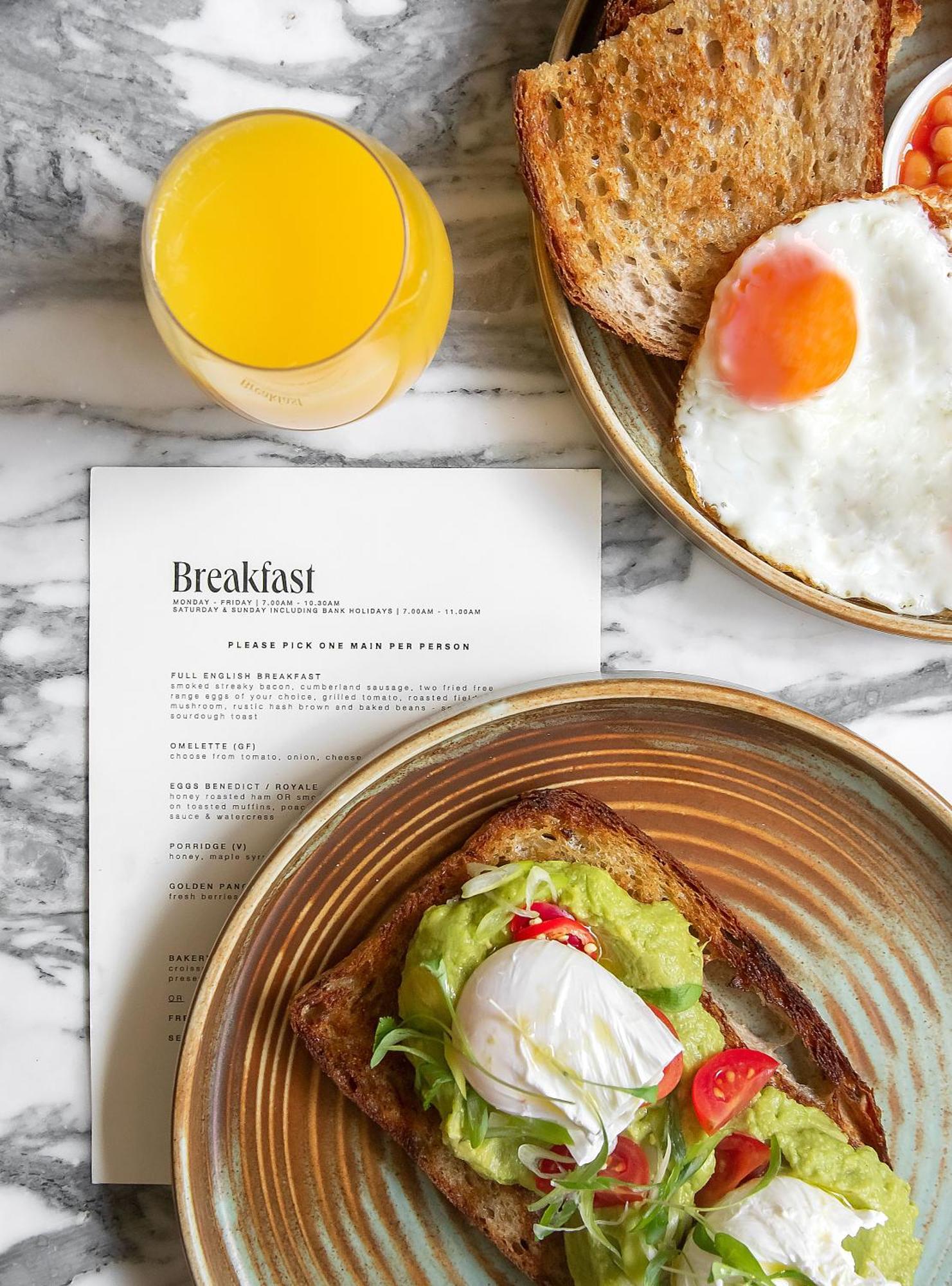 Sanderson Londra Exterior foto Avocado on toast